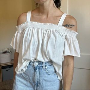 Free People White Off The Shoulder Top We The Free XS